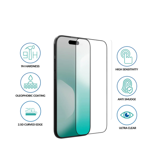 iPhone 17 Screen Protector – HD Clear, Scratch Resistant, Bubble-Free Install