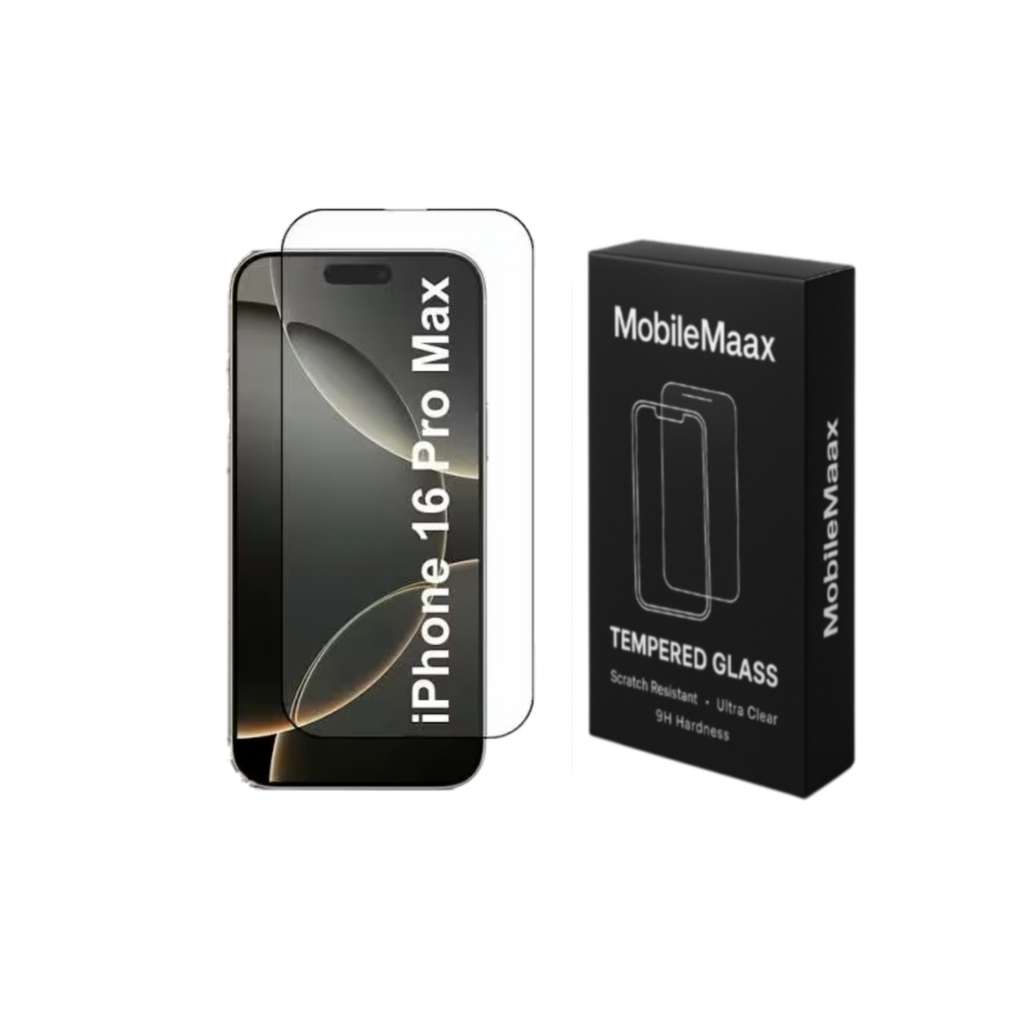 iPhone 16 Pro Max Screen Protector – Anti-Fingerprint, HD Clarity, Easy Install