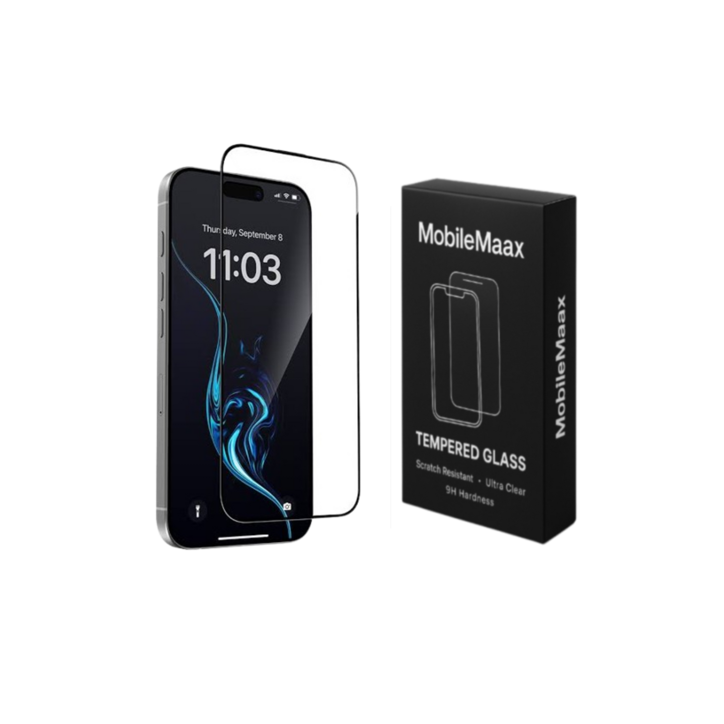 iPhone 16 Pro Premium Glass Screen Protector β Crystal Clear, Edge-to-Edge Protection