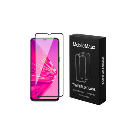 Realme C35 Full Cover Tempered Glass -