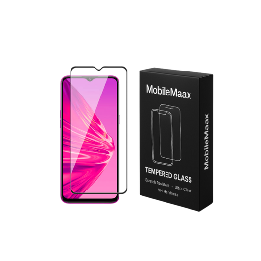 Realme C35 Full Cover Tempered Glass -