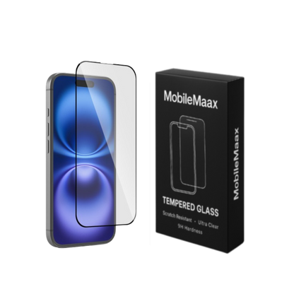 iPhone 16 Plus Glass Screen Protector – 9H, HD, Anti-Fingerprint