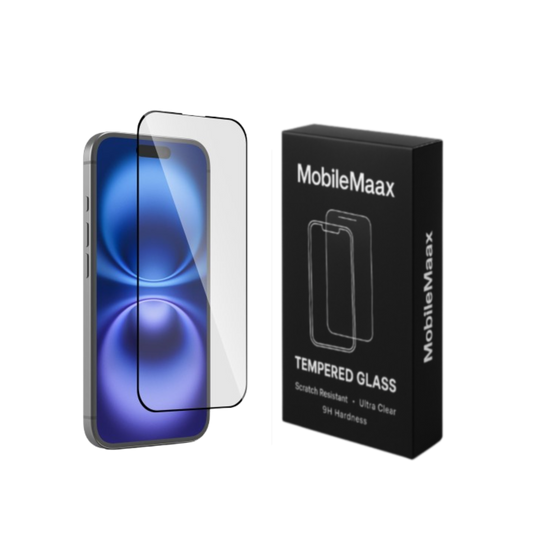 iPhone 16 Plus Glass Screen Protector – 9H, HD, Anti-Fingerprint