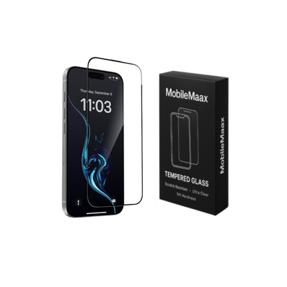 iPhone 16 Pro Premium Glass Screen Protector – Crystal Clear, Edge-to-Edge Protection