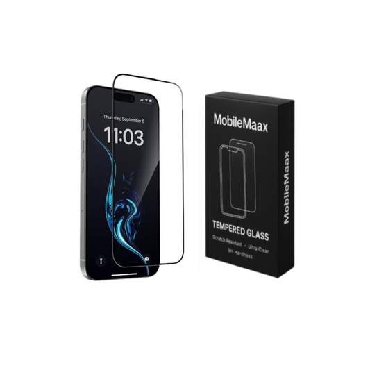 iPhone 16 Pro Premium Glass Screen Protector – Crystal Clear, Edge-to-Edge Protection